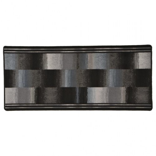 Tæppeløber 67x200 cm gelunderside sort