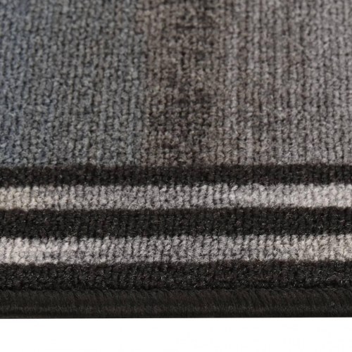 Tæppeløber 67x200 cm gelunderside sort