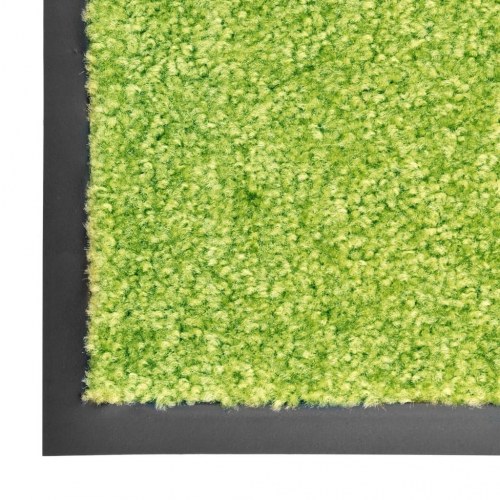 Vaskbar dørmåtte 60×90 cm - grøn, indendørs/udendørs