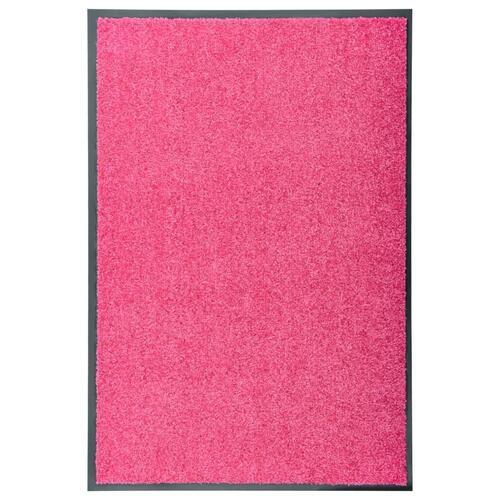 Vaskbar dørmåtte 60x90 cm pink