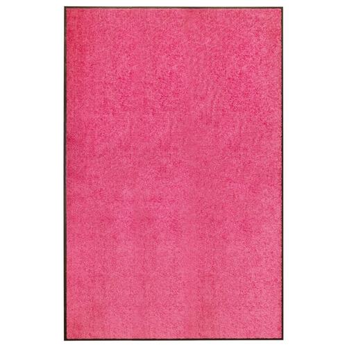 Vaskbar dørmåtte 120x180 cm pink