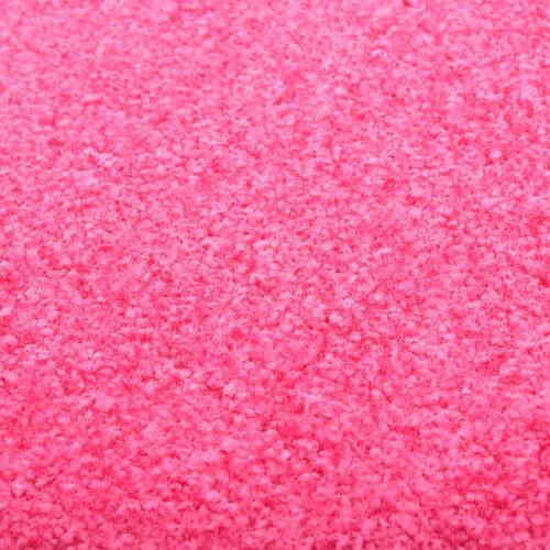 Vaskbar dørmåtte 120x180 cm pink