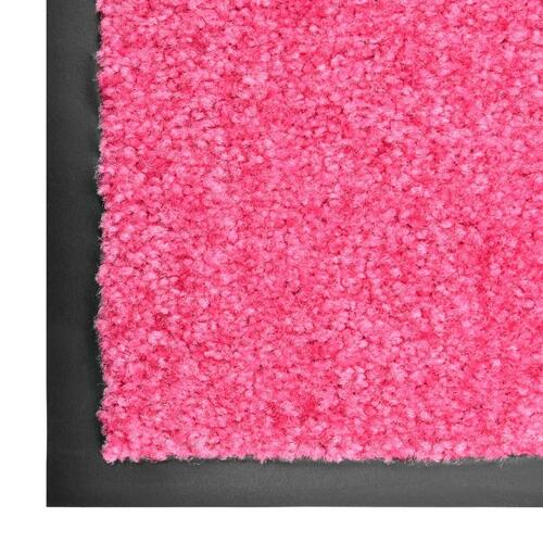 Vaskbar dørmåtte 120x180 cm pink