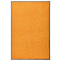 Vaskbar dørmåtte 60x90 cm orange