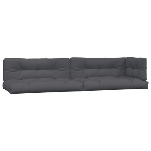 Hynder til pallesofa 5 stk. antracitgrå