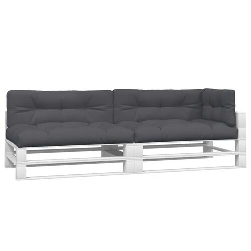 Hynder til pallesofa 5 stk. antracitgrå