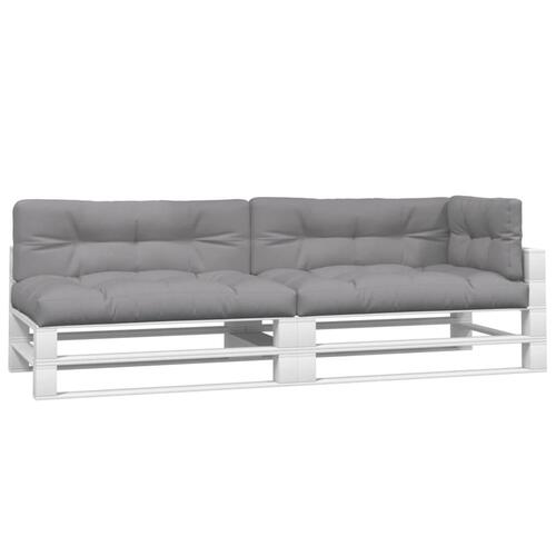 Hynder til pallesofa 5 stk. grå