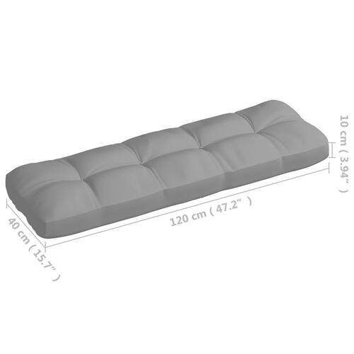 Hynder til pallesofa 5 stk. grå