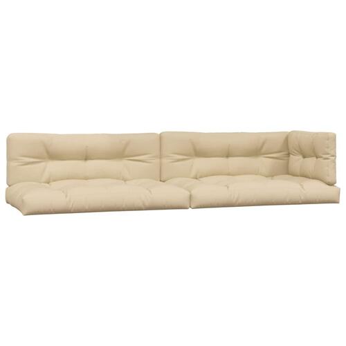 Hynder til pallesofa 5 stk. beige