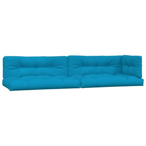 Hynder til pallesofa 5 stk. blå