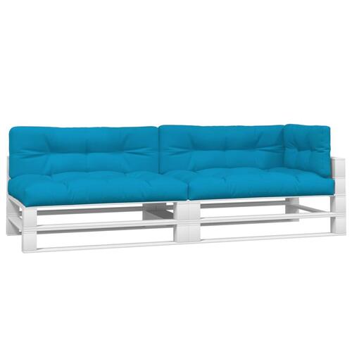 Hynder til pallesofa 5 stk. blå