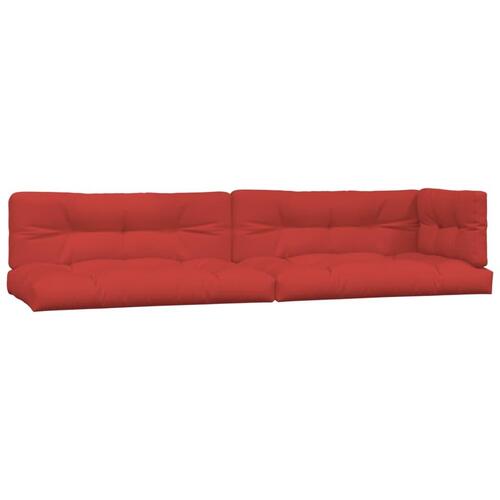 Hynder til pallesofa 5 stk. rød