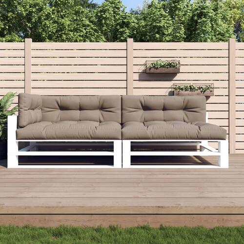 Hynder til pallesofa 5 stk. gråbrun