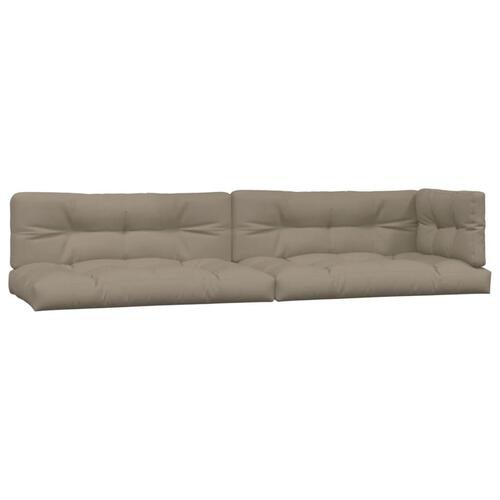 Hynder til pallesofa 5 stk. gråbrun