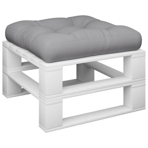 Hynde til pallesofa 58x58x10 cm grå