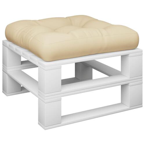 Hynde til pallesofa 58x58x10 cm beige
