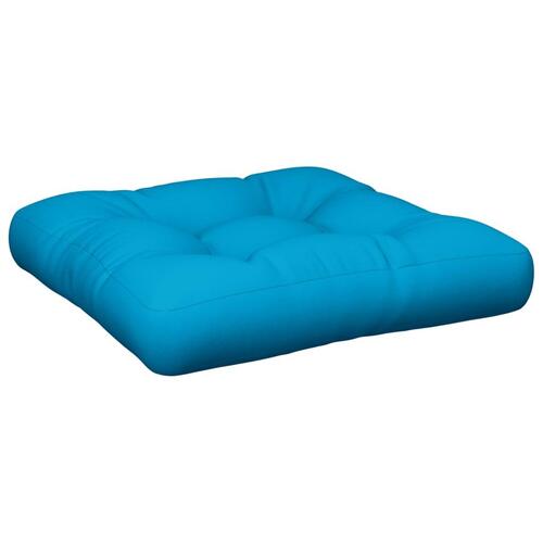 Hynde til pallesofa 58x58x10 cm blå