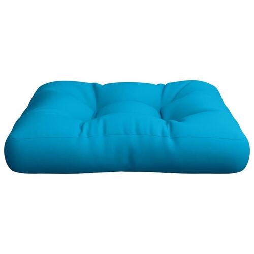 Hynde til pallesofa 58x58x10 cm blå