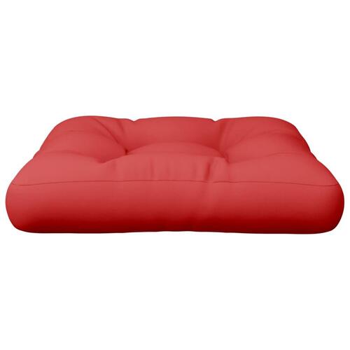 Hynde til pallesofa 58x58x10 cm rød