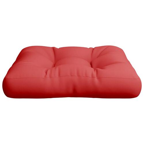 Hynde til pallesofa 58x58x10 cm rød