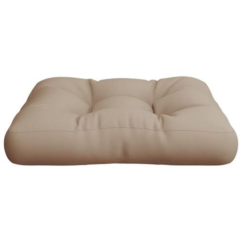 Hynde til pallesofa 58x58x10 cm gråbrun