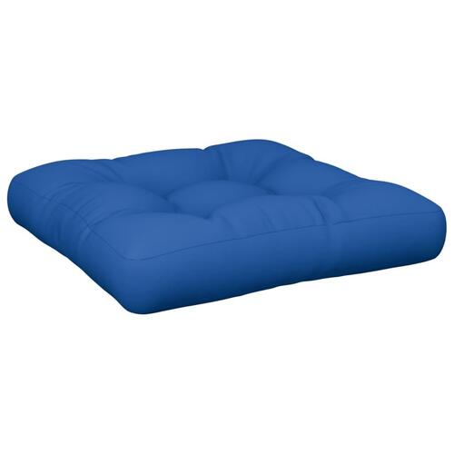 Hynde til pallesofa 58x58x10 cm kongeblå