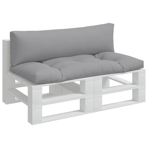 Hynder til pallesofa 2 stk. grå