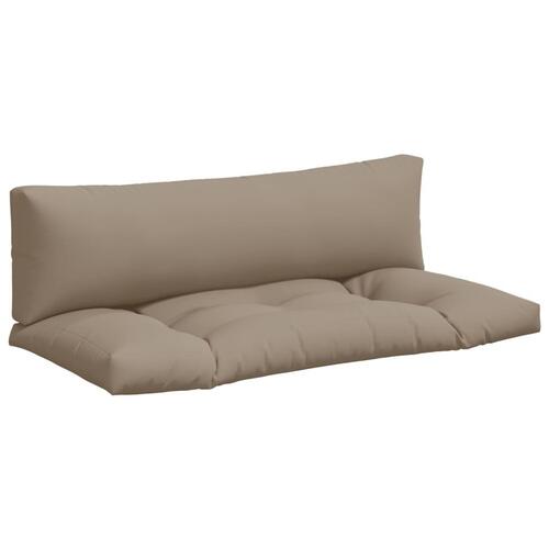 Hynder til pallesofa 2 stk. gråbrun