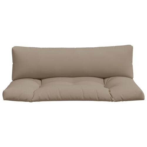 Hynder til pallesofa 2 stk. gråbrun