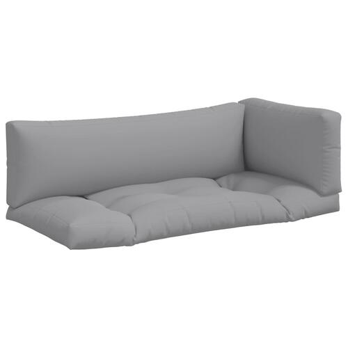 Hynder til pallesofa 3 stk. grå