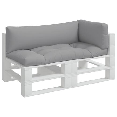 Hynder til pallesofa 3 stk. grå