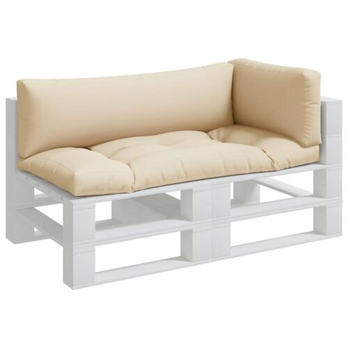 Hynder til pallesofa 3 stk. beige