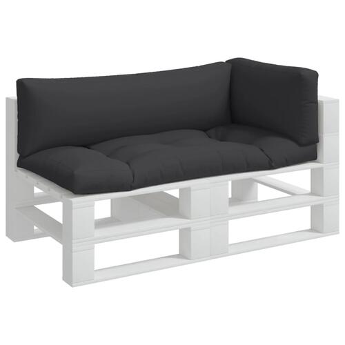 Hynder til pallesofa 3 stk. sort