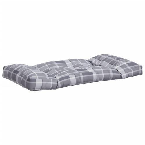 Hynder til pallesofa 3 stk. gråternet mønster
