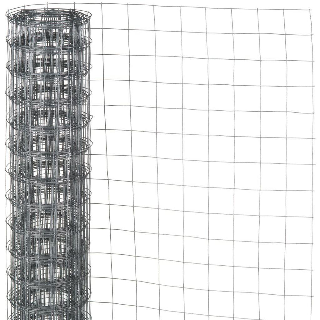 firkantet trådnet 0,5x2,5 m 13 mm galvaniseret stål
