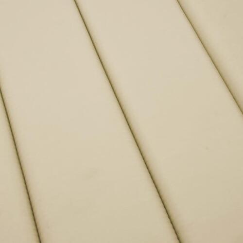 Hynde til liggestol 200x70x4 cm stof beige