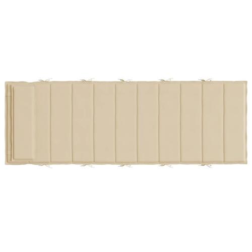 Hynde til liggestol 180x60x3 oxfordstof beige