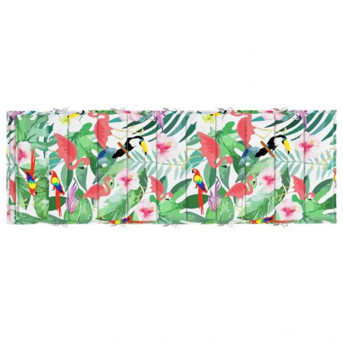 Hynde til liggestol 180x60x3 cm oxfordstof flerfarvet
