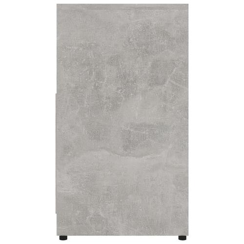 Badeværelsesskab 60x33x61 cm spånplade betongrå