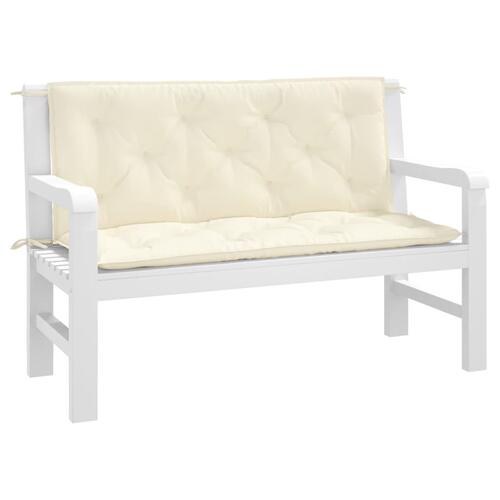 Hynde til gyngesofa 120 cm stof hvid