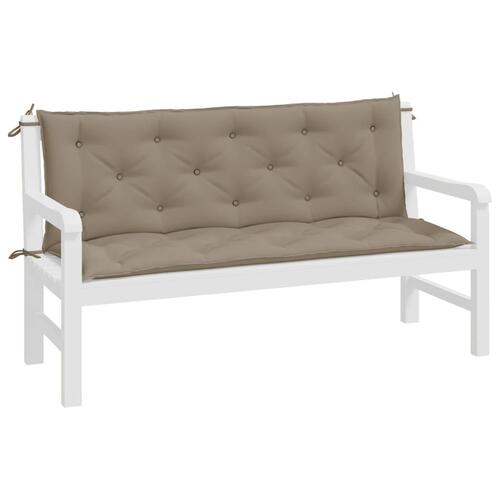 Hynde til gyngesofa 150 cm stof gråbrun