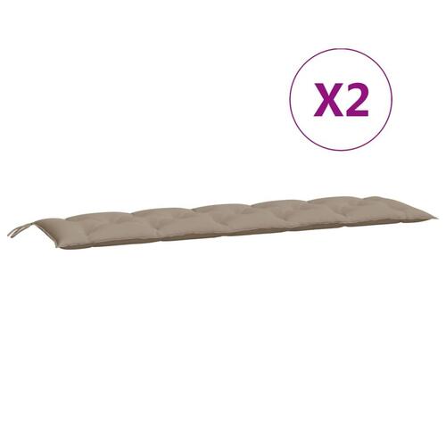Hynde til gyngesofa 180 cm stof gråbrun