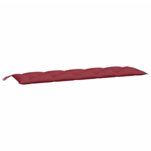 Hynde til gyngesofa 180 cm stof vinrød