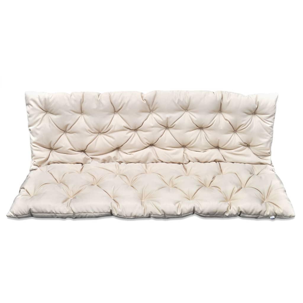 Cremefarvet hynde til gyngesofa 150 cm