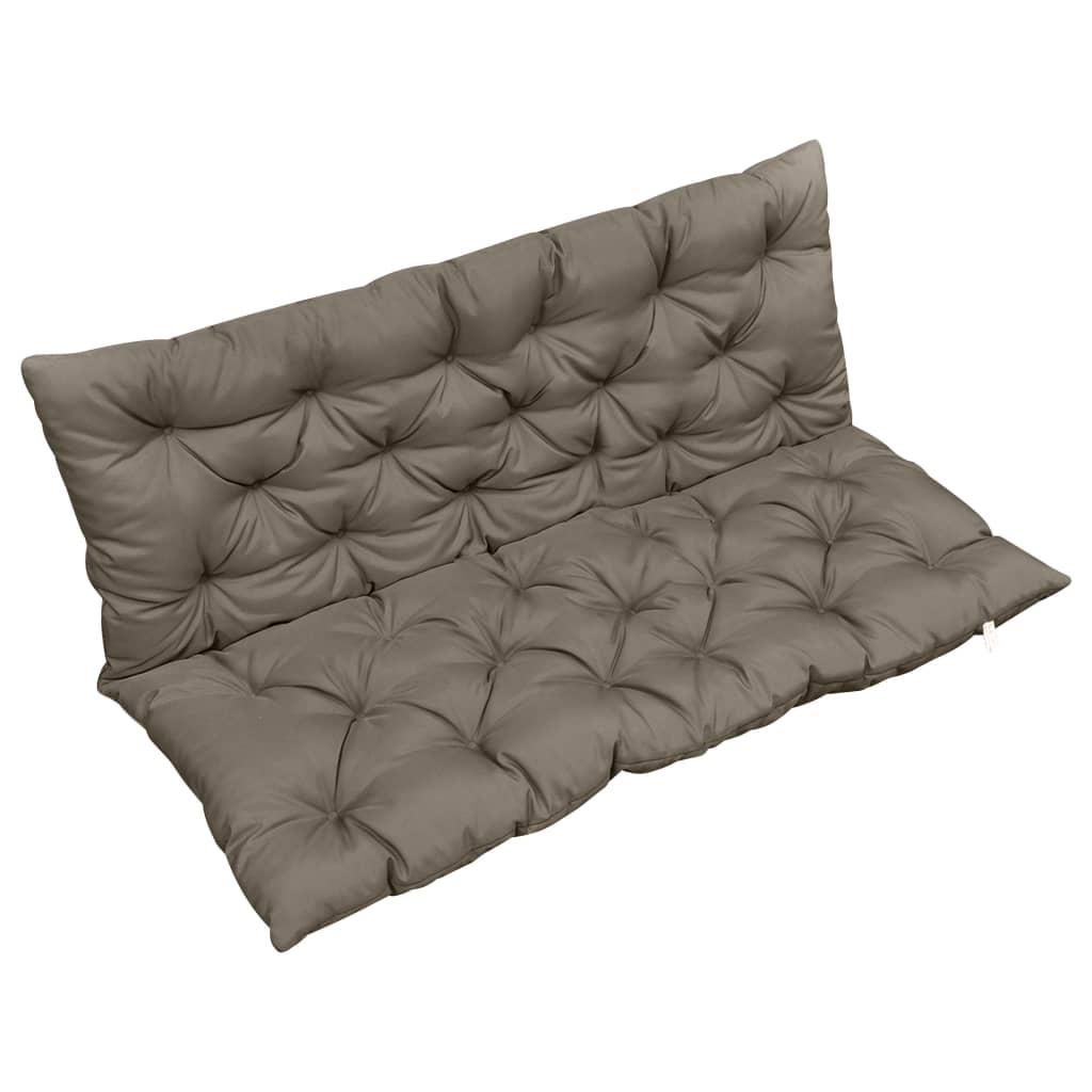 Hynde til gyngesofa 120 cm stof gråbrun