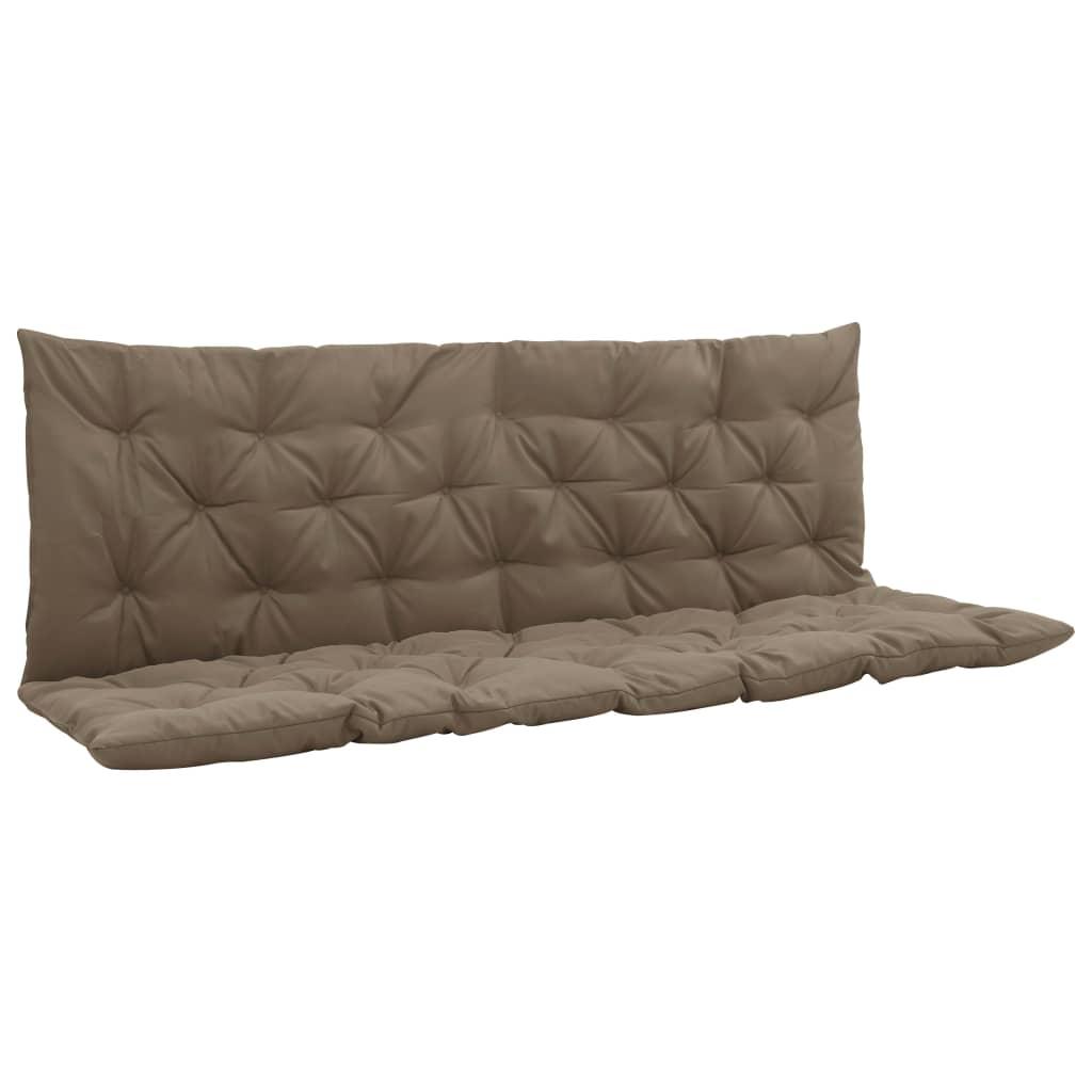 Hynde til gyngesofa 150 cm stof gråbrun