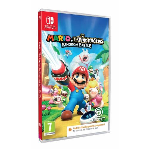 Videospil til Switch Ubisoft Mario + Raving Rabbids Kingdom Battle Download kode