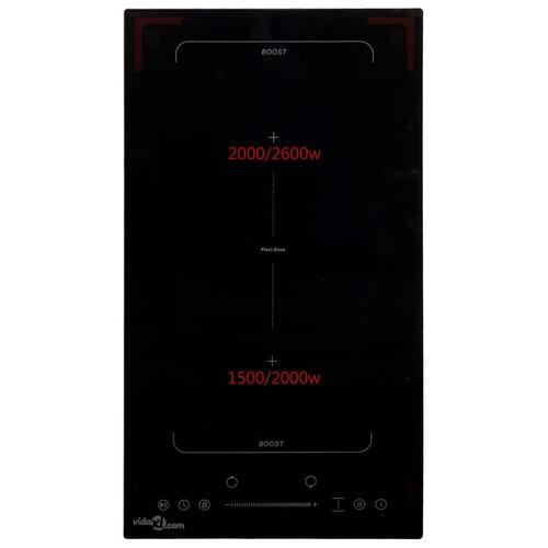 Flexizone induktionskogeplade 2 brændere Touch 3500 W glas