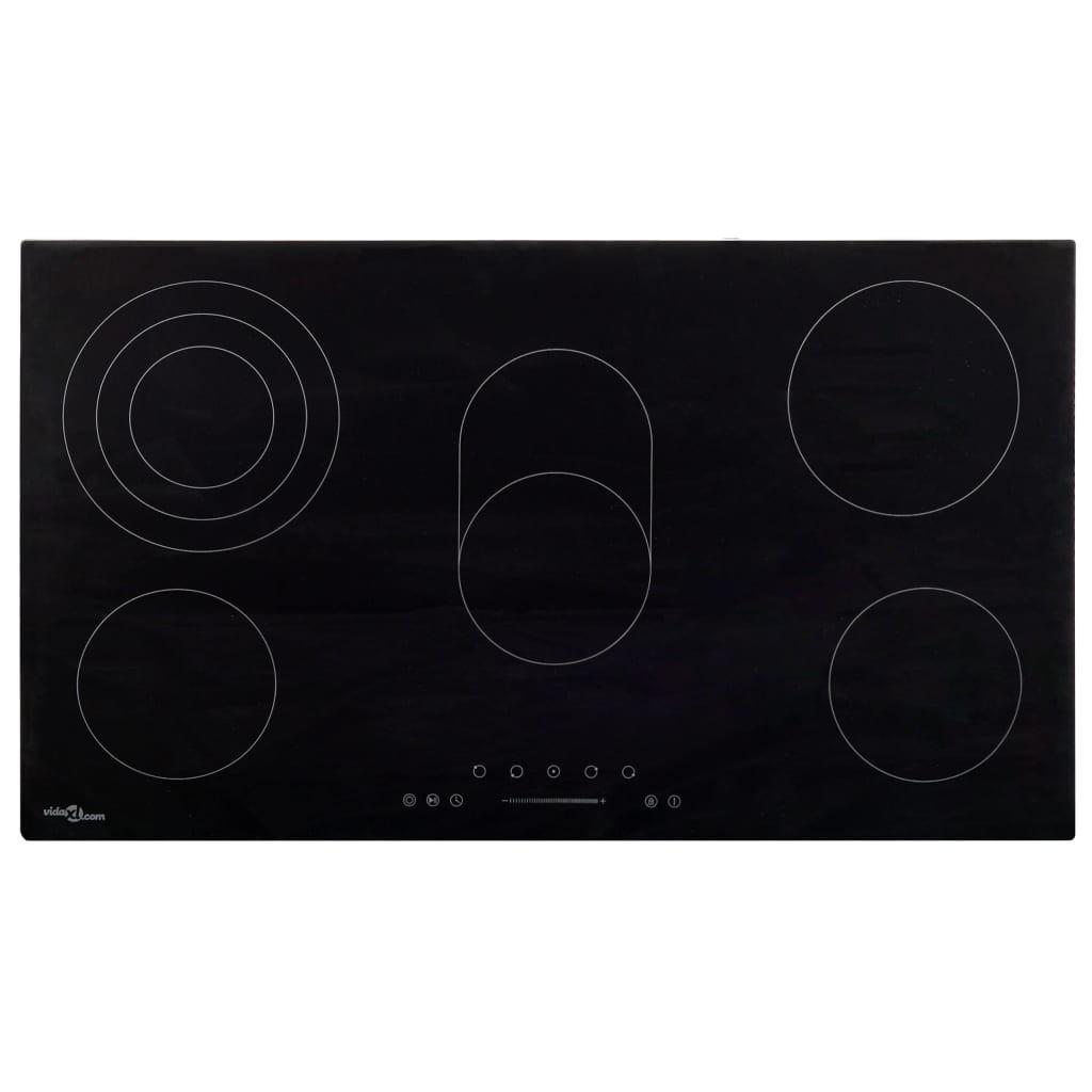 Keramisk kogeplade med 5 brændere Touch Control 8500 W 77 cm