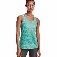 Kortærmet T-shirt til Kvinder Under Armour HeatGear Akvamarin S